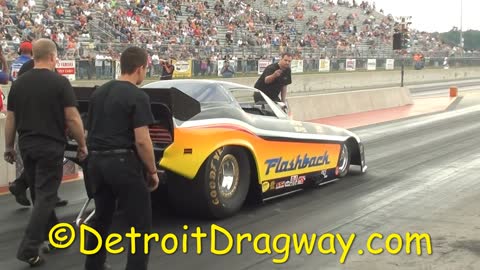 Nitro Funny Car Flashback Racing at Martin Mich.