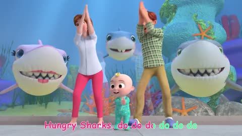 Baby shark @cocomelon nursery rhymes for kids. Check in the description 🦈