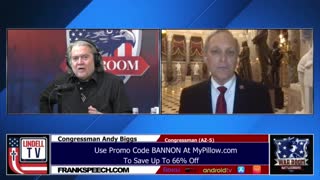 Rep. Andy Biggs Speaks With Steve Bannon About Biden’s Border Crisis on War Room