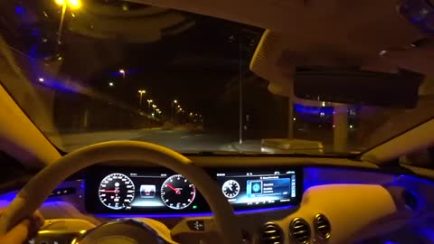 2019 Mercedes Benz S 560 Coupé (469PS) NIGHT POV DRIVE Onboard (60FPS)