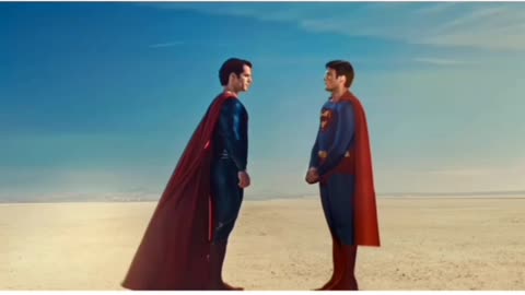 Henry Cavil meets Christopher Reeve