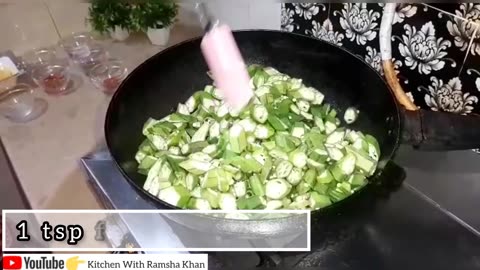 Summer season | vegetables recipe | Ladyfinger Fried