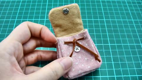 DIY Miniature Doll Accessories Mini Backpack School Bag - Functional - NO SEW!