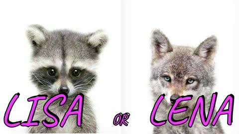 Lisa or Lena and Adorable Animals - The Perfect Combination!