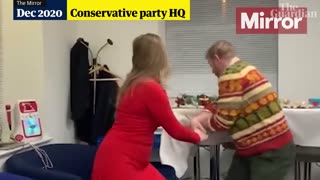 New footage shows Tories dancing at Christmas party in breach of lockdown rules