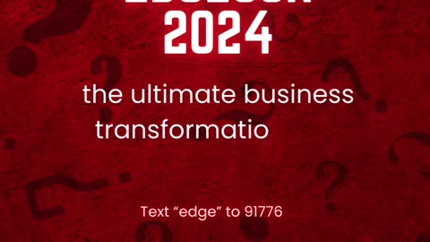 Join EDGEcon, the ultimate business transformation hub!
