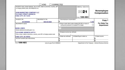 How to Complete IRS Form 1099-NEC for an Independent Contractor