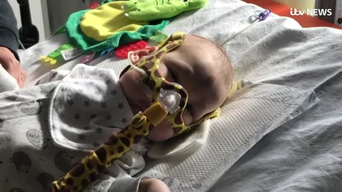 Father pleads for 'miracle' spinal muscular atrophy drug for son | ITV News