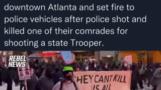 Police and Antifa clash in Atlanta