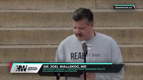 Vaccine injured Orthopedic Surgeon Dr. Joel Wallskog shares the stories the media won’t let you hear