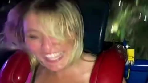 Slingshot ride girl oops videos