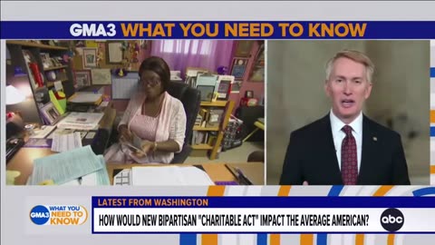Lankford Shares His Plan to Encourage Charitable Giving on GMA3