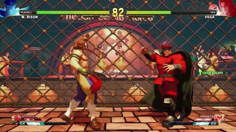 19.M. Bison vs Vega (Hardest AI) - Street Fighter V