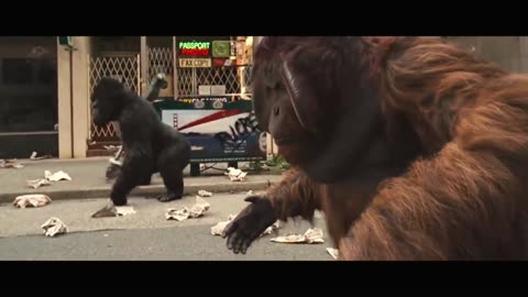 RISE OF THE PLANET OF THE APES CLIP COMPILATION (2011) Andy Serkis