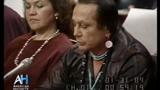 1989 - Russell Means Testifies at Senate Hearing