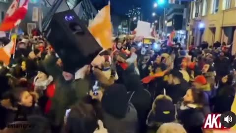 Toronto Trucker Freedom Protest Feb