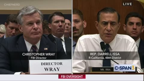 FBI Director Chris Wray refuses to answer if any FBI Agents were in the crowd on January 6