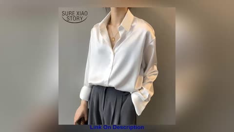 Get Autumn Fashion Button Up Shirt Spring Vintage Blouse