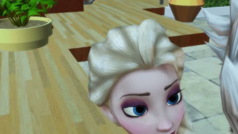 Disney Frozen 2 - Frozen Elsa "I Like You" And A Kiss From Jack Frost!