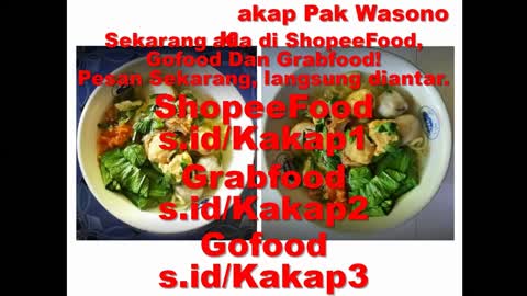 Bakso Ikan Kakap Pak Wasono Ada Di ShopeeFood, Gofood Dan Grabfood