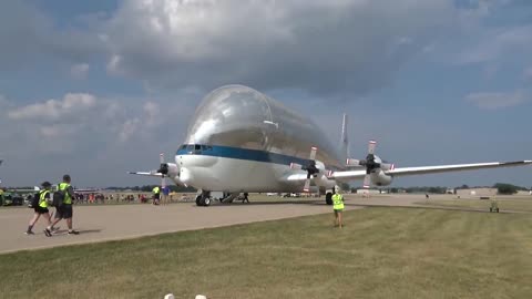 Nasa Super Guppy Arrives at Oshkosh EAA Air venture Oshkosh 2023