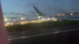 Night Flight out of HEATHROW INTERNATIONAL AIRPORT LONDON