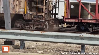 Freight Train Derails, Grinds Through Gravel Near Chicago