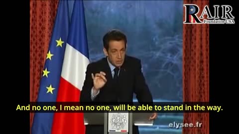 Former French President Nicolas Sarkozy Warned in 2014 About the 'New World Order"