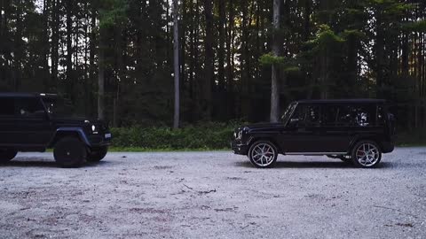 When # Benz G64 # AMG 4x4 meets 6x6, what is the experience # car # hard off-road