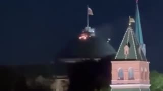 New footage of the Ukrainian drone attack on the Kremlin has appeared.