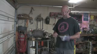 Forging a blacksmith chopper