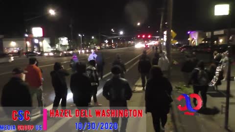 Patriots Go To Vigil Looking For Trouble & Find It At Dueling Hazel Dell Events