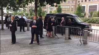 Hillary Clinton having a MS seizure during 2016 9/11 Ceremony