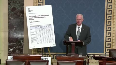 Senator Ron Johnson presents Covid Death Stats from England-2021 Sept. 30