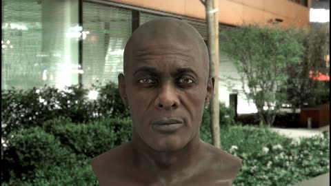 3d model Idris Elba head V2