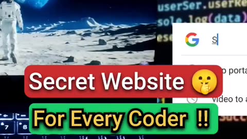 sécret Website for every coder #viral #coder #secret #chatgpt #artificialintelligence #solutions