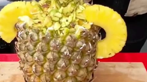 Fresh pineapple juice #shorts #rumbleshorts #viralvideo