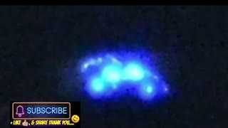 BLUE ELECTRIFIED UFO 🛸 SIGHTING, CANCUN MEXICO.