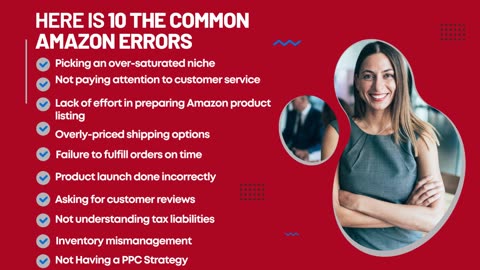 Here is 10 the Common Amazon Errors