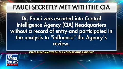 BREAKING: New evidence has just surfaced tying Dr. Anthony Fauci to the CIA's cover-up of COVID-19
