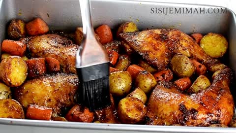 PERFECT ROASTED CHICKEN AND POTATOES_ BAKED CHICKEN AND POTATOES