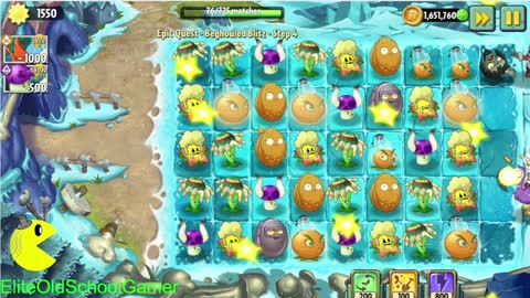 Plants vs Zombies 2 - Epic Quest - Core Plant Showcase - Goo Peashooter/Puffball- October 2022