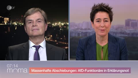 Dr. @BerndBaumann (AfD) im ZDF MoMa Framing gegen Dunja Hayali