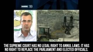 MK Yariv Levin 2013 - Calling Out the Over reach of the Supreme Court
