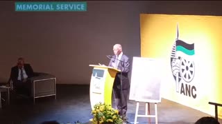 Former President Thabo Mbeki speaks at memorial service of former Foreign Minister Aziz Pahad