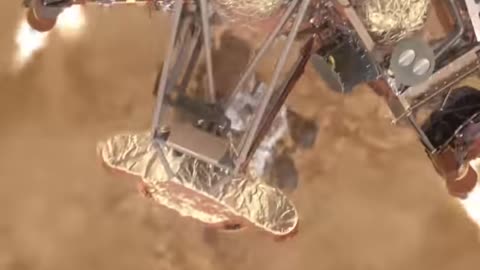 "Red Horizon: Humanity's Historic Landing on Mars"