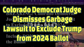 Democrat Judge Dismisses Garbage Lawsuit to Exclude Trump from 2024 Ballot-SheinSez 356