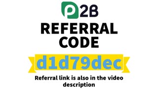 P2B Crypto Exchange Referral Invite Code - Free Sign Up Bonuses