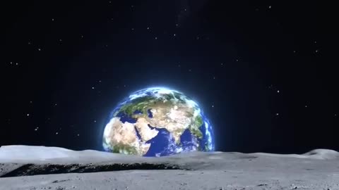 How Earth looks from Moon