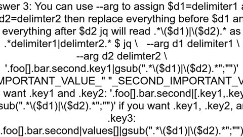 Is there a way of extracting portion of a key value between delimiters